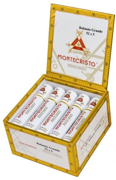 Montecristo White Series Robusto Grande - Shop Cigars Now  -  - Dominican Republic, Ecuadorian Connecticut Shade Wrapper, Medium, Robusto