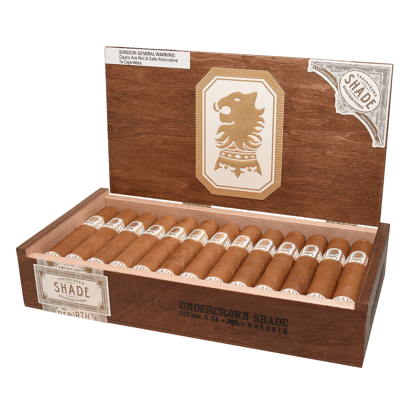 Drew Estate Liga Undercrown Shade Robusto - Shop Cigars Now  -  - Ecuador Connecticut Wrapper, Medium, Nicaragua, Robusto