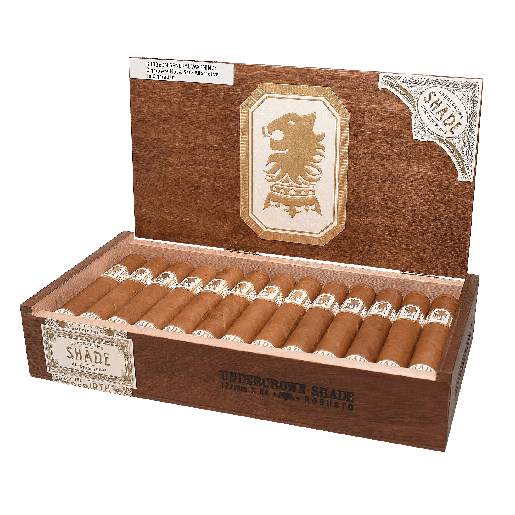 Drew Estate Liga Undercrown Shade Robusto - Shop Cigars Now  -  - Ecuador Connecticut Wrapper, Medium, Nicaragua, Robusto