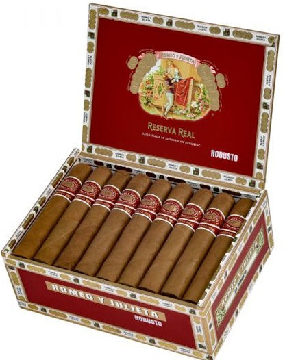 Romeo y Julieta Reserva Real Robusto - Shop Cigars Now  -  - Dominican Republic, Ecuadorian Connecticut Shade Wrapper, Mild-Medium, Robusto