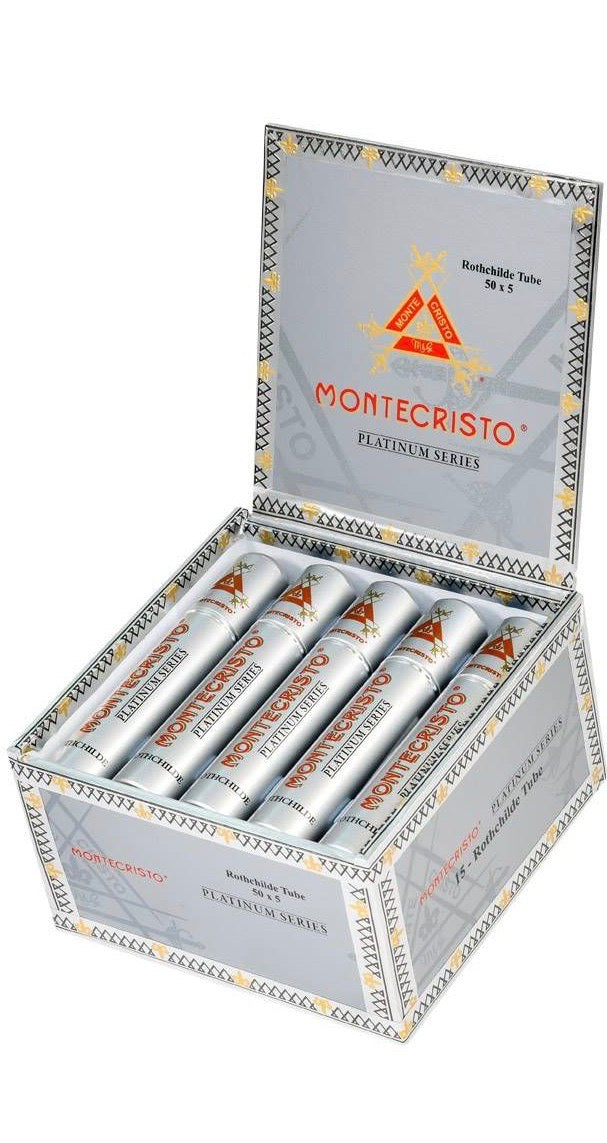 Montecristo Platinum Series Rothchilde Tube - Shop Cigars Now  -  - Dominican Republic, Medium-Full, Robusto, San Andres Cubano Wrapper