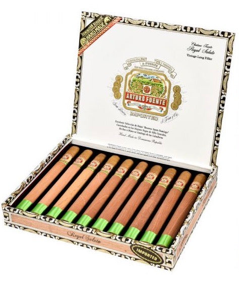 Arturo Fuente Chateau Fuente Royal Salute Natural - Shop Cigars Now  -  - Churchill, Connecticut Shade Wrapper, Dominican Republic, Mild-Medium